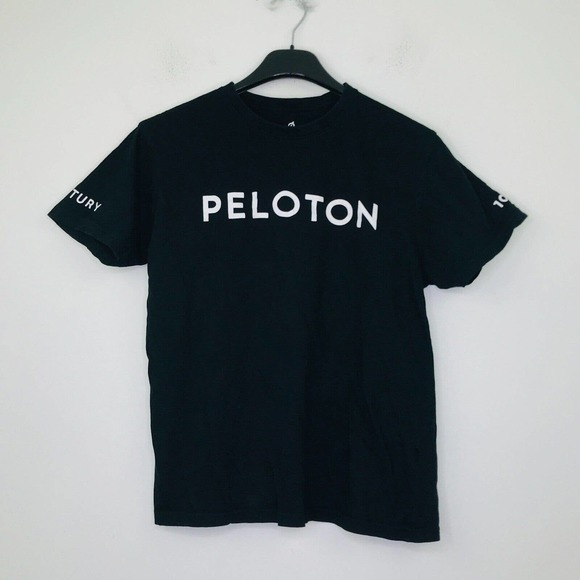 Peloton Tops - Peloton Women's XS T-Shirt Black Logo Graphic Short Sleeve Crew Neck Tee L29